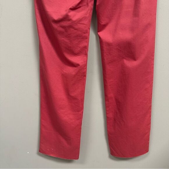 SOUTHERN TIDE Chino Pants Men Size 34 Skipjack Peach Salmon Pima Cotton - Picture 8 of 9